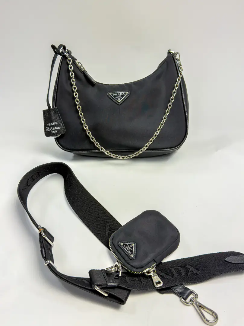 PRADA 프라다 리에디션 2005 나일론 백 블랙 A급 중고명품