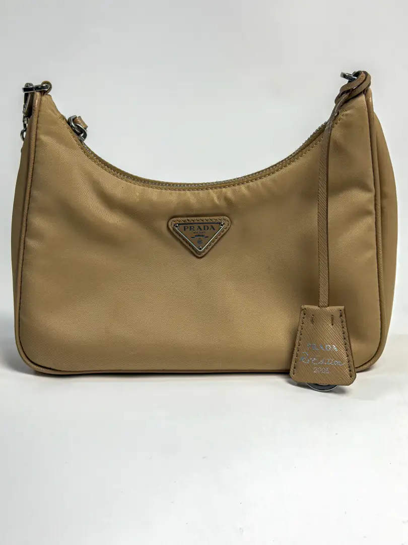 PRADA 프라다 리에디션 2005 리나일론 숄더백 베이지 A급 중고명품