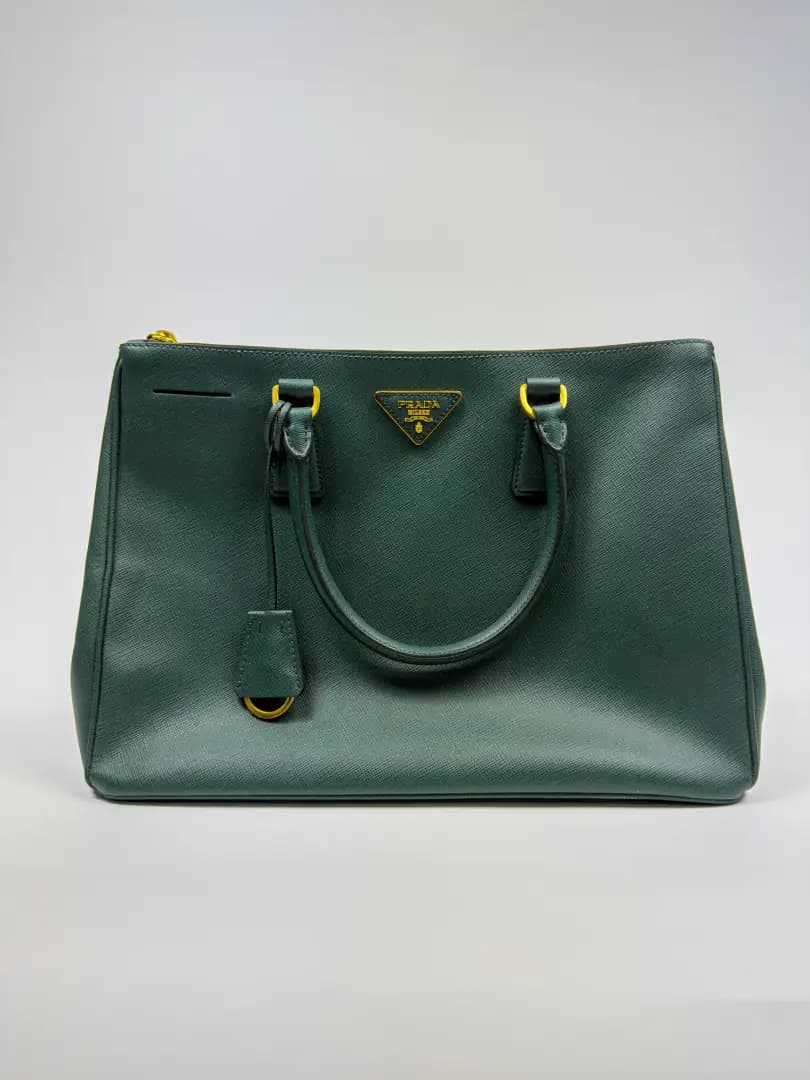 PRADA 프라다 갤러리아 럭스 사피아노 그린 A급 중고명품